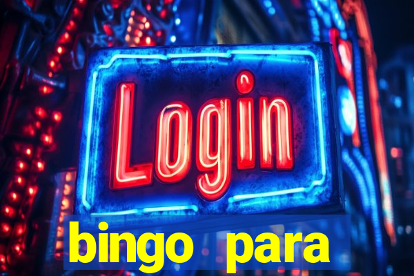 bingo para despedida de solteira para imprimir